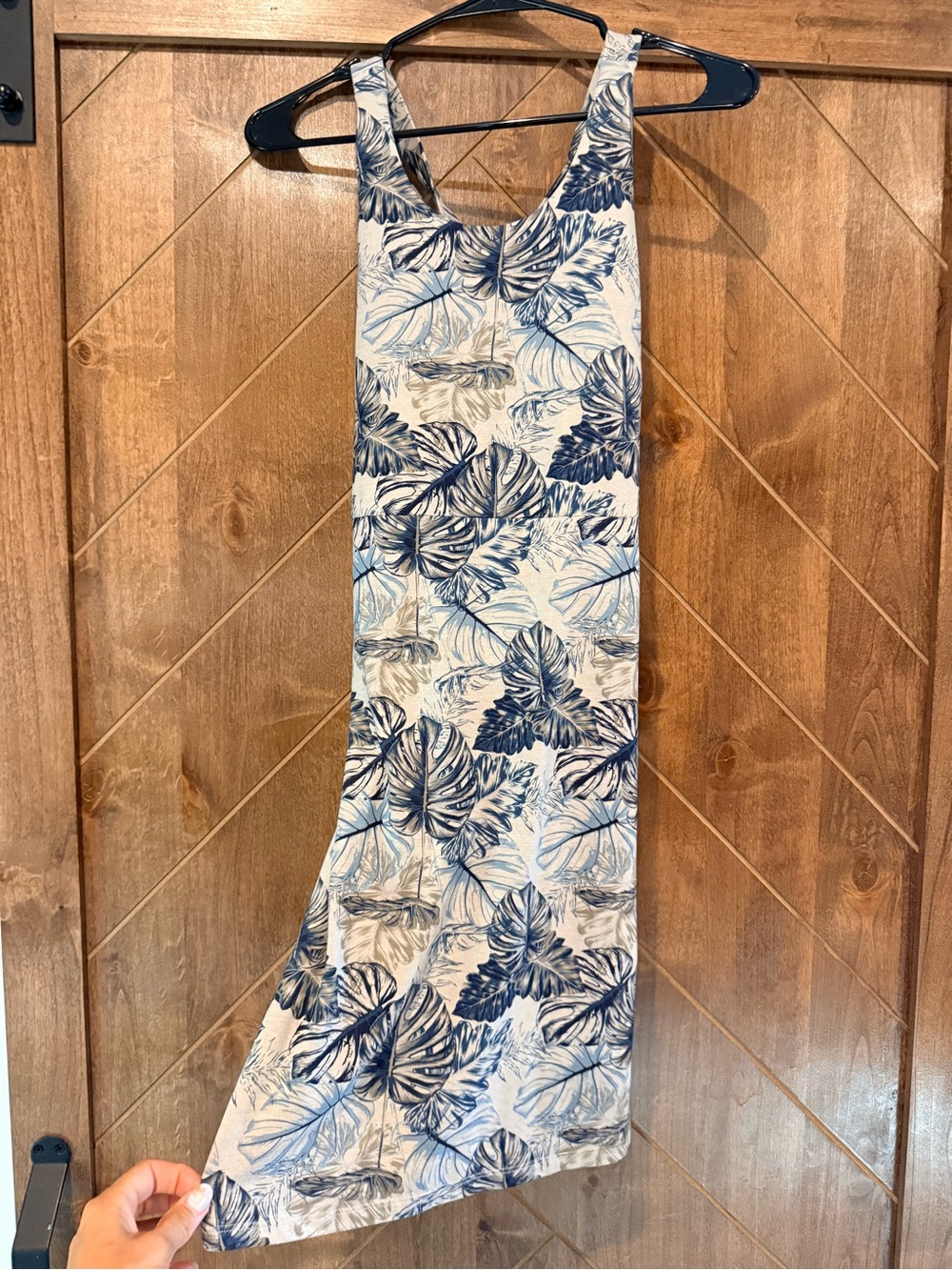 Kyodan Tropical Leaf Print Dress